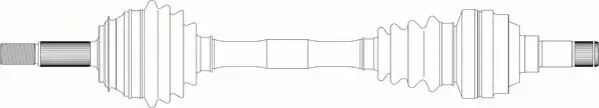 Левая полуось OP3012 General Ricambi