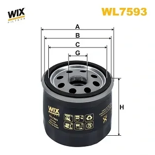 Масляный фильтр WL7593 WIX