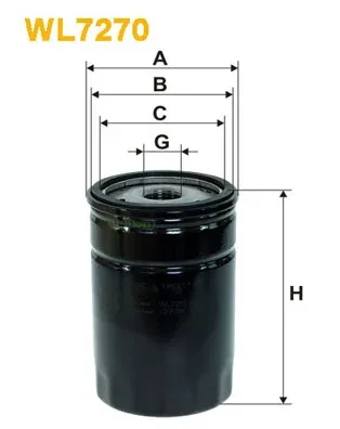 Масляный фильтр WL7270 WIX