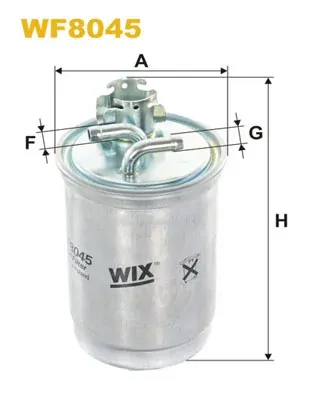 Топливный фильтр WF8045 WIX