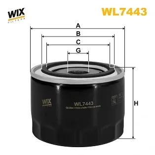 Масляный фильтр WL7443 WIX