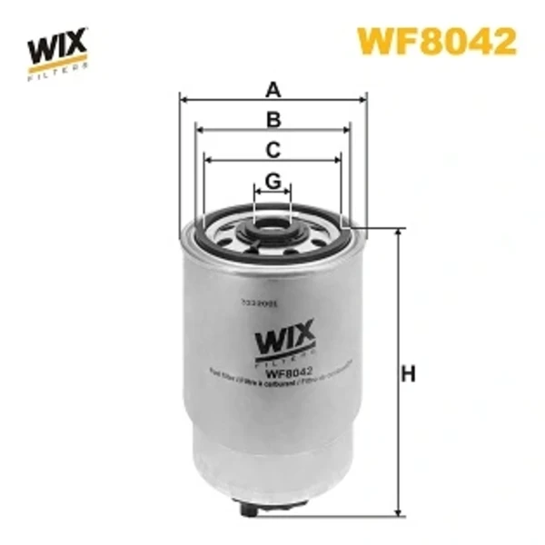 Топливный фильтр WF8042 WIX
