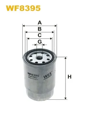 Топливный фильтр WF8395 WIX
