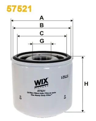 Масляный фильтр 57521 WIX