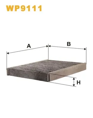 Фильтр салона WP9111 WIX