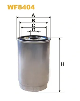 Топливный фильтр WF8404 WIX