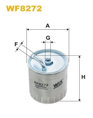 Топливный фильтр WF8272 WIX