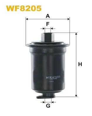 Топливный фильтр WF8205 WIX
