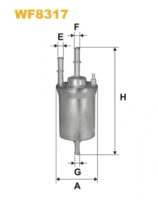 Топливный фильтр WF8317 WIX