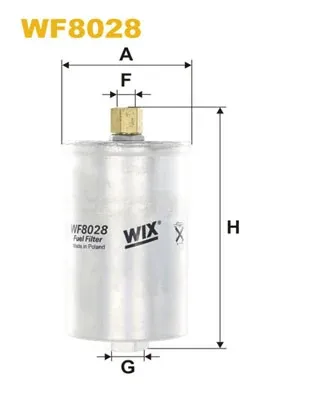 Топливный фильтр WF8028 WIX