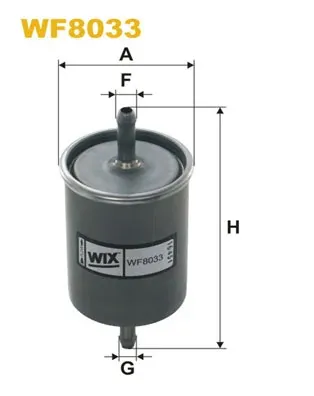 Топливный фильтр WF8033 WIX