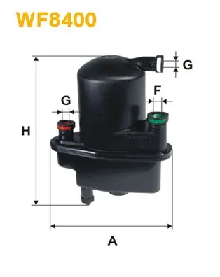 Топливный фильтр WF8400 WIX