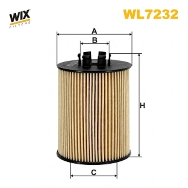 Фильтр масляный WL7232 WIX