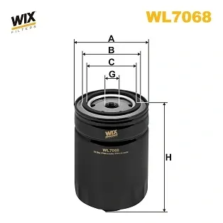 Масляный фильтр WL7068 WIX