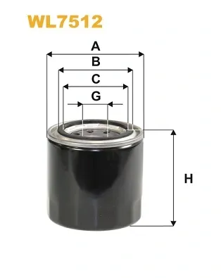 Фильтр масла WIX WL7512