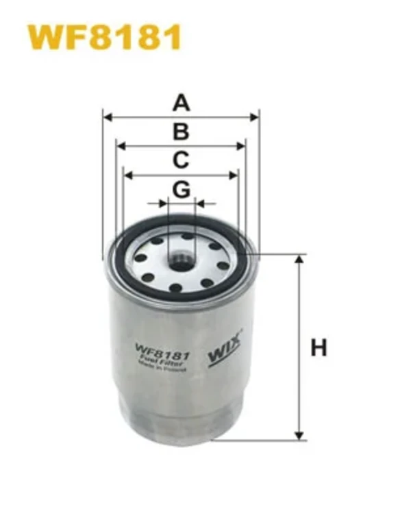 Топливный фильтр WF8181 WIX