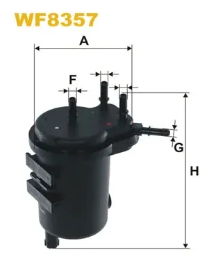 Топливный фильтр WF8357 WIX