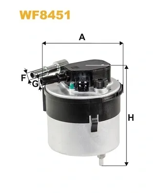 Топливный фильтр WF8451 WIX
