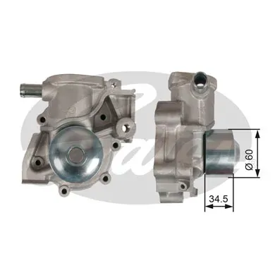 Помпа Subaru Legacy II
