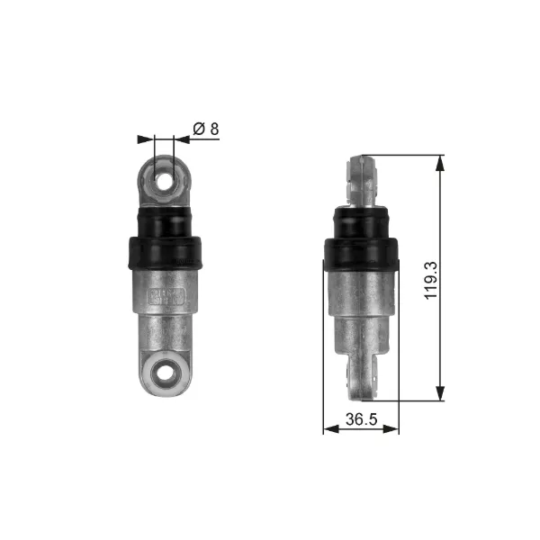 Натяжитель приводного ремня T38218 Gates