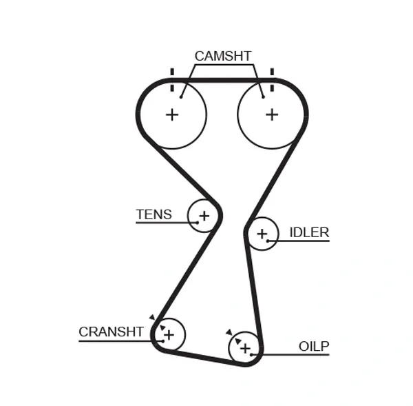 Ремень ГРМ T256RB Gates