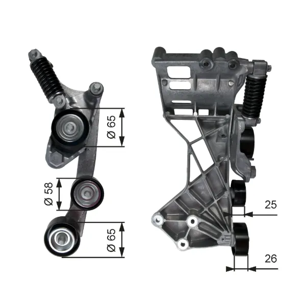 Натяжитель приводного ремня T39136 Gates