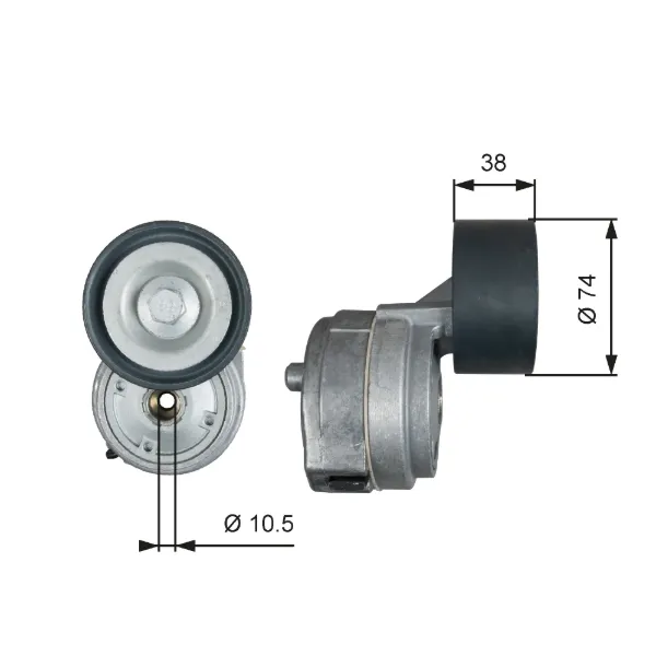 Натяжитель приводного ремня A906200227080 Mercedes