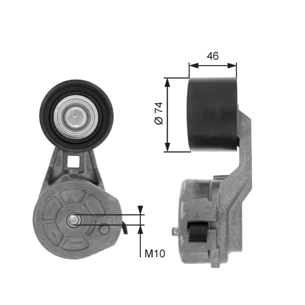 Натяжитель приводного ремня T38602 Gates
