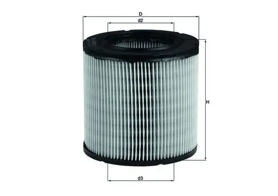 Воздушный фильтр LX249 Mahle Original