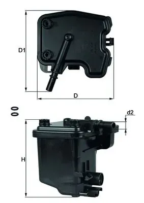 Топливный фильтр KL431D Mahle Original