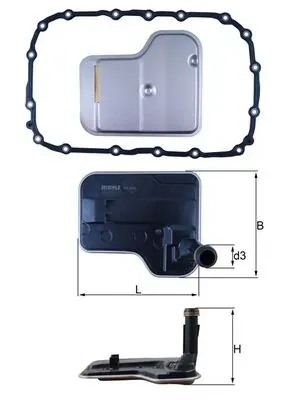 Фильтр АКПП HX240D Mahle Original