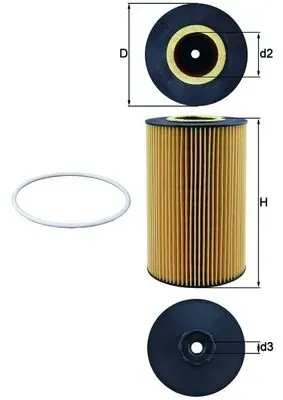 Масляный фильтр OX425D Mahle Original