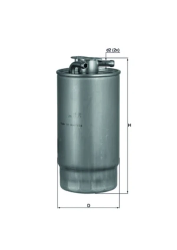 Топливный фильтр KL1601 Mahle Original