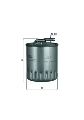 Топливный фильтр KL1551 Mahle Original