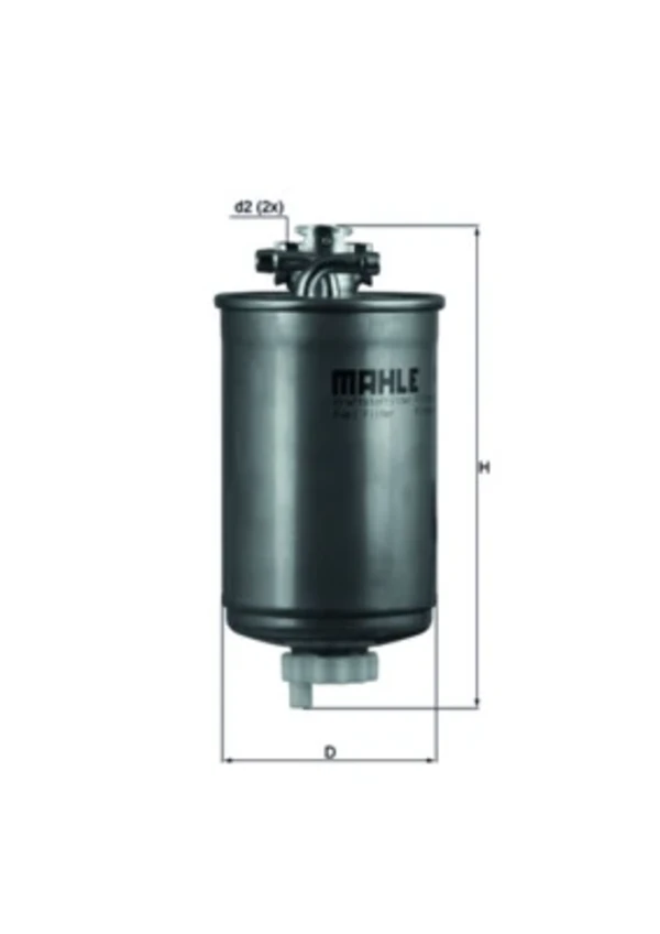 Фильтр топливный MAHLE KL75
