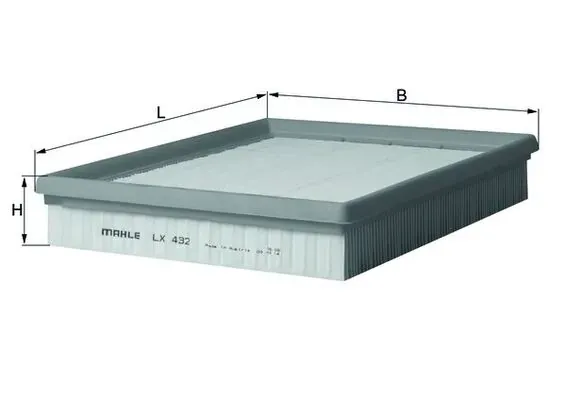 Воздушный фильтр LX432 Mahle Original