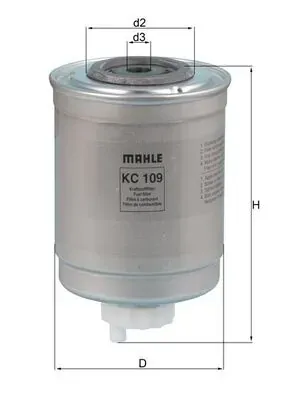 Топливный фильтр KC109 Mahle Original