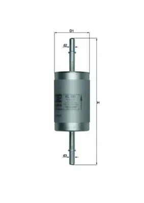 Топливный фильтр KL181 Mahle Original