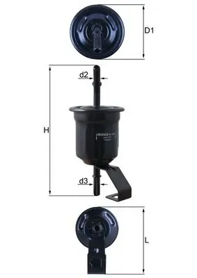 Топливный фильтр KL1161 Mahle Original