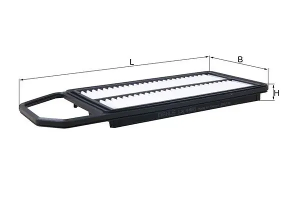 Воздушный фильтр LX4481 Mahle Original