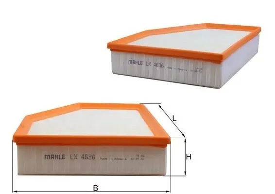 Воздушный фильтр LX4636 Mahle Original