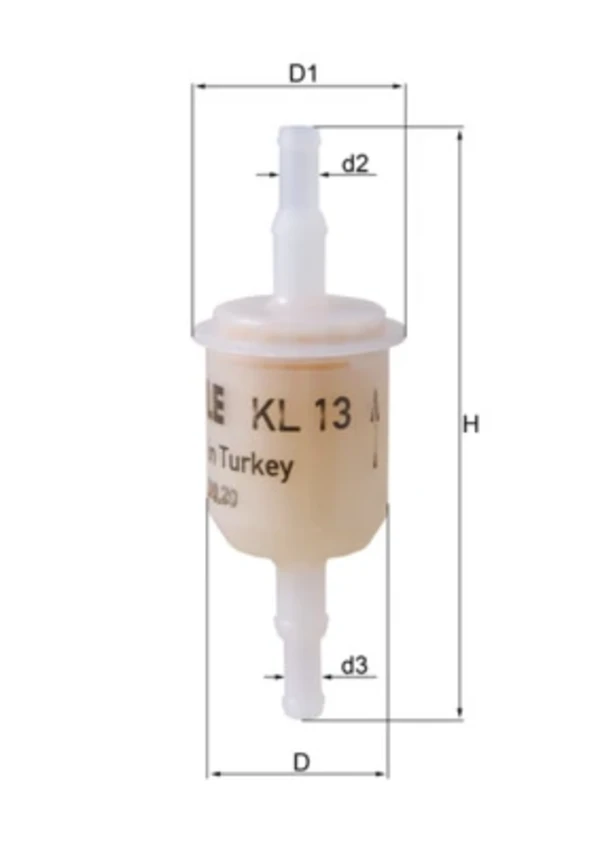 Топливный фильтр KL13OF Mahle Original