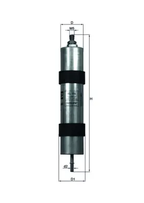 Топливный фильтр KL104 Mahle Original