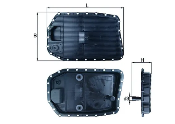 Поддон АКПП HX154 Mahle Original