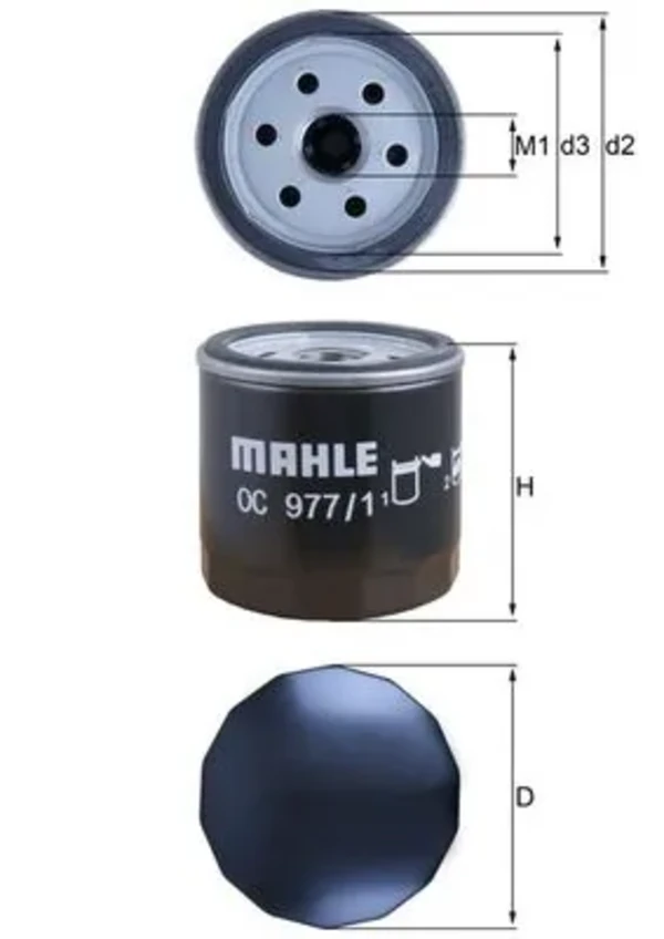Масляный фильтр OC9771 Mahle Original