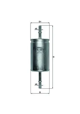 Топливный фильтр KL559 Mahle Original