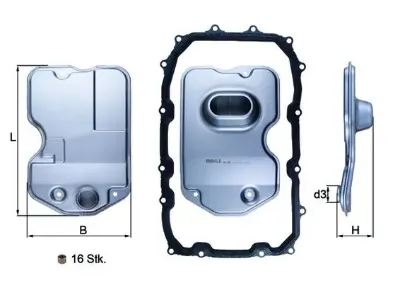 Фильтр АКПП MAHLE HX160KIT