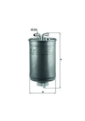 Топливный фильтр KL41 Mahle Original