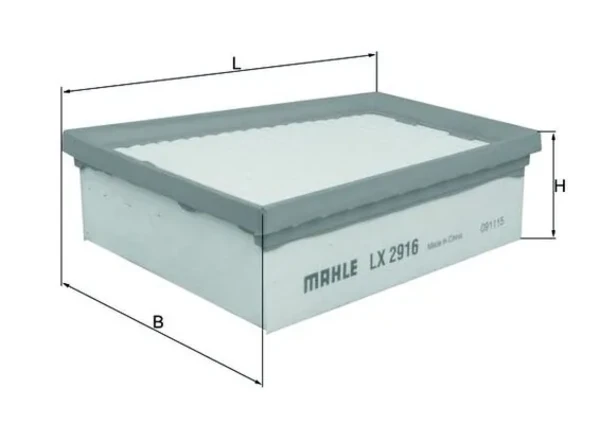 Воздушный фильтр LX2916 Mahle Original