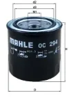 Масляный фильтр OC294 Mahle Original